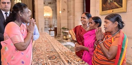 Sohrai Art of Jharkhand Showcased at Rashtrapati Bhavan during Kala Utsav 2025