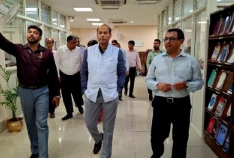 Visit of Secretary Culture to The Asiatic Society Kolkata